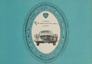 Lancia Flavia Coupe Modelprogram 1962 Carbrochure (6313)